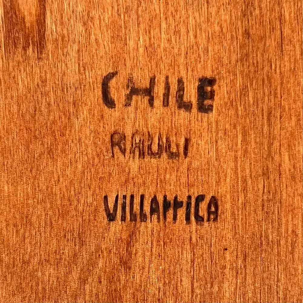 Rauli wood divided tray Villarrica Chile